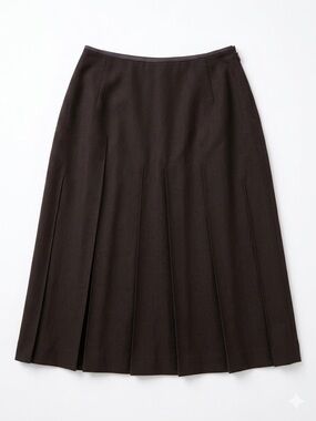 Banana Republic Vintage Pleated Midi Skirt